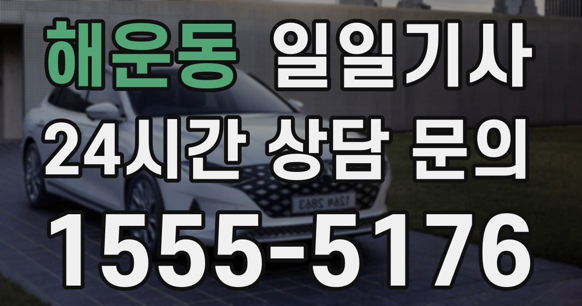 일일대리기사