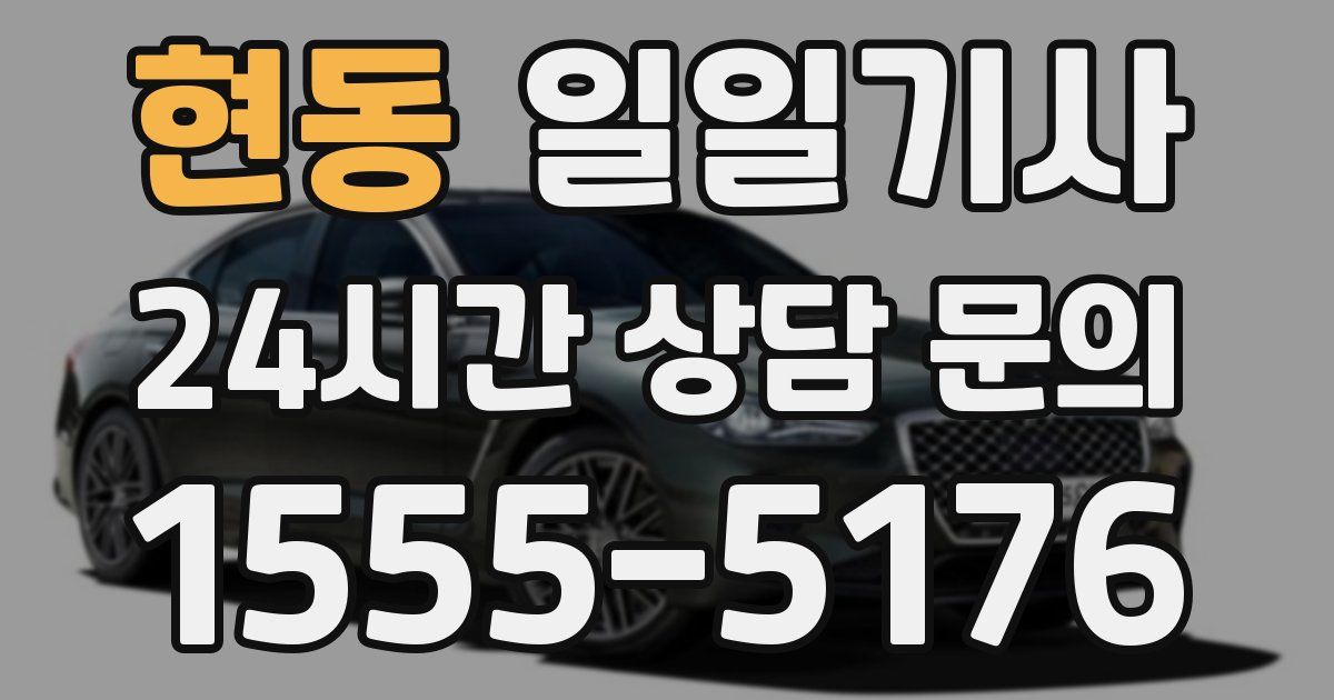 일일대리기사