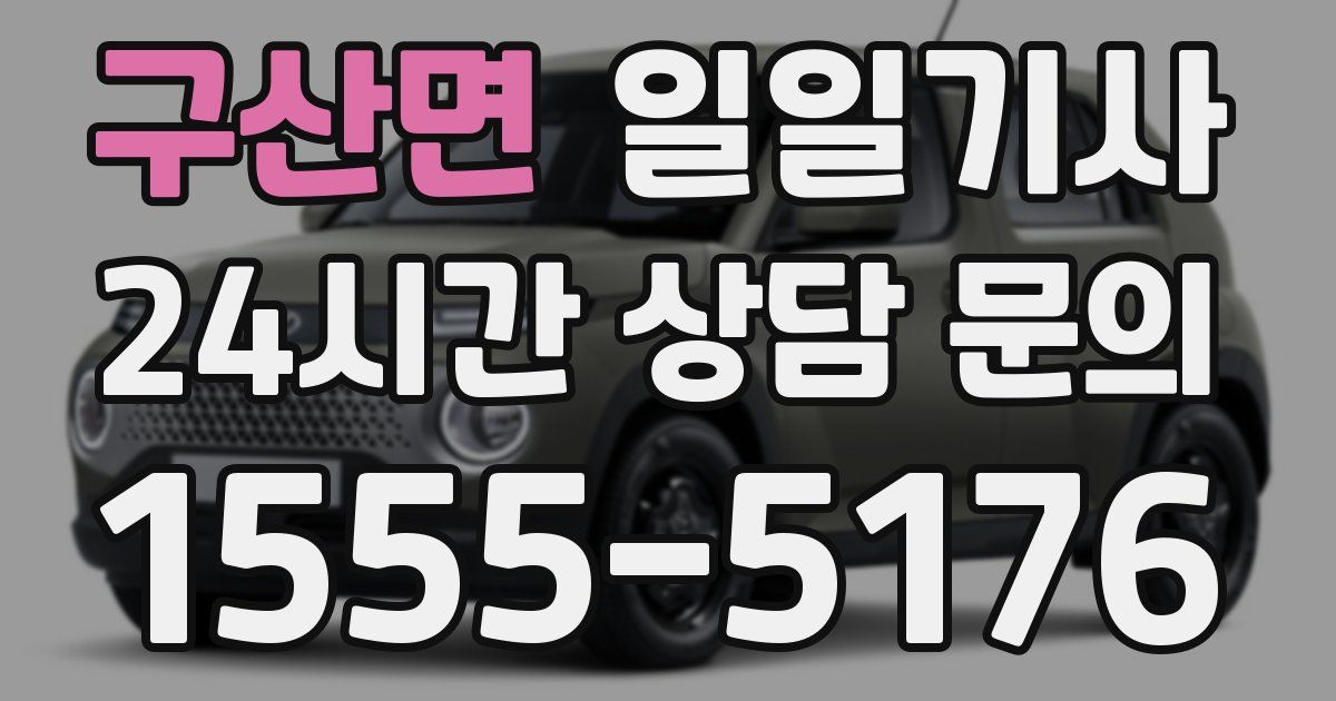 일일대리기사