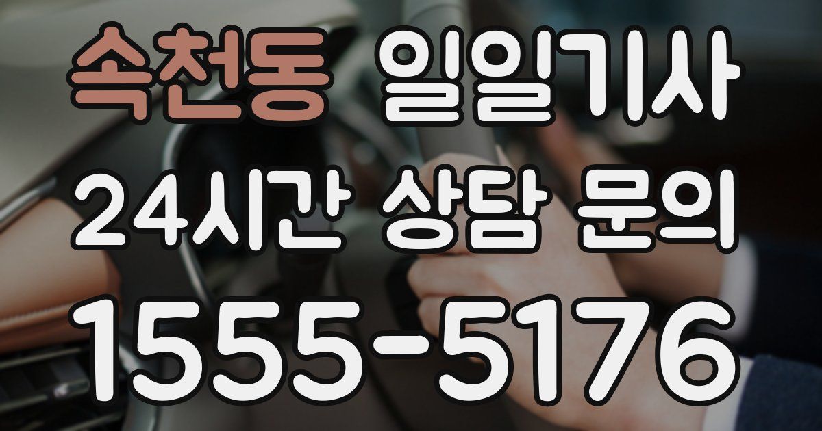 일일대리기사