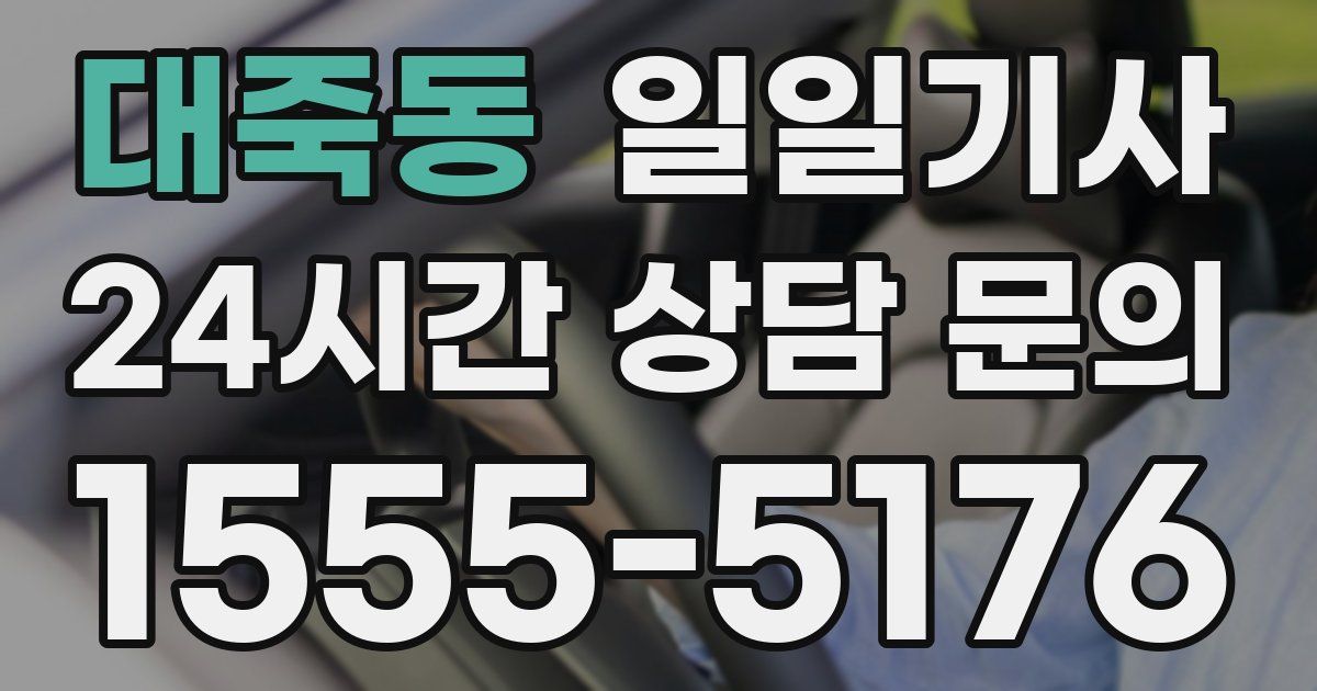 일일대리기사