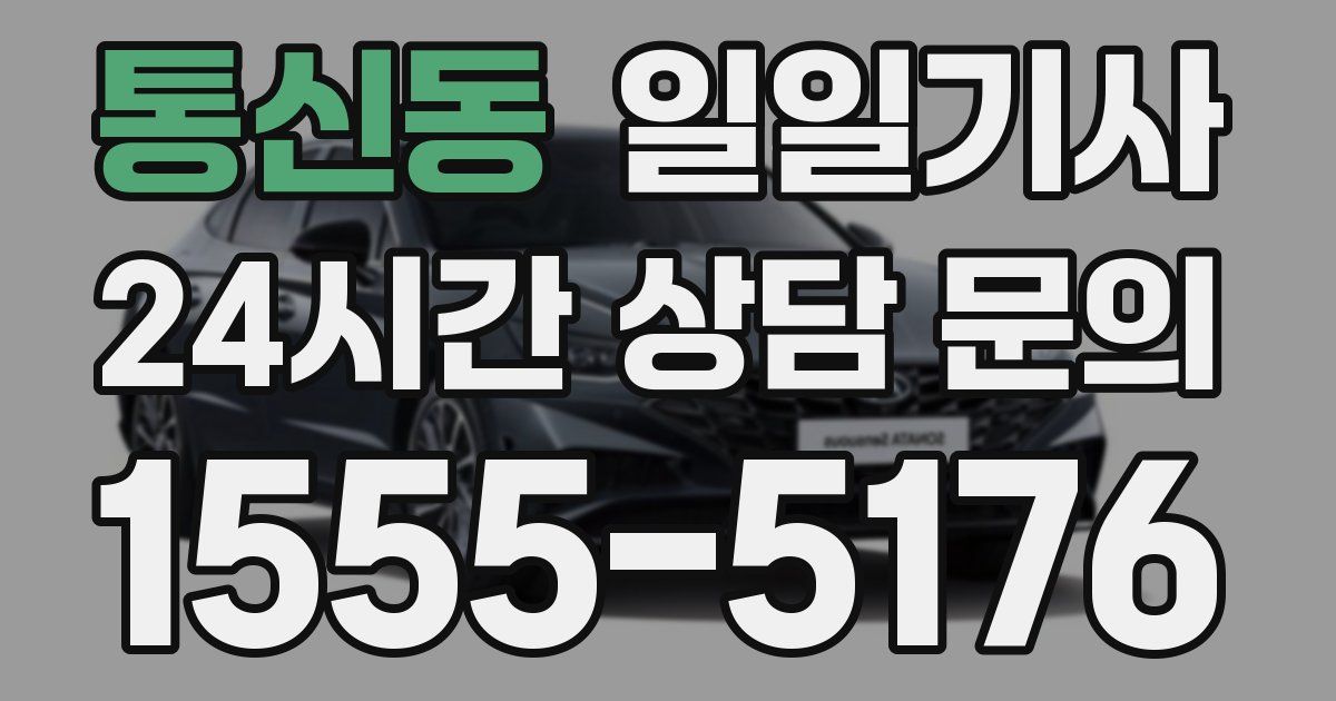 일일대리기사