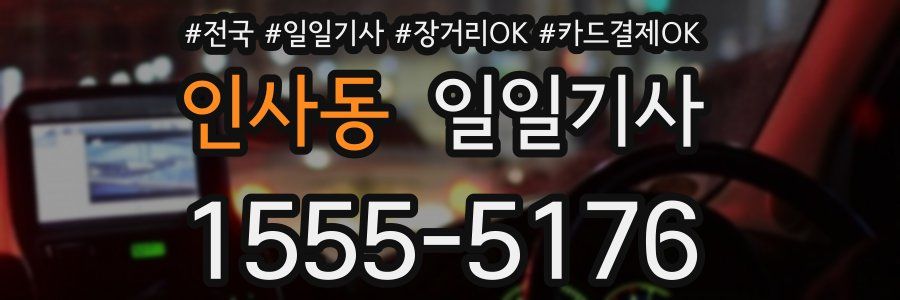 인사동 일일기사