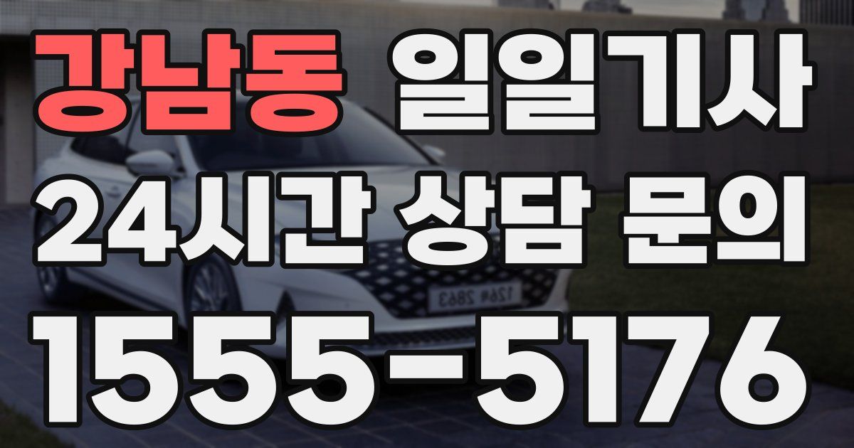 일일대리기사