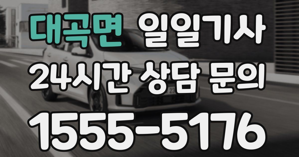 일일대리기사
