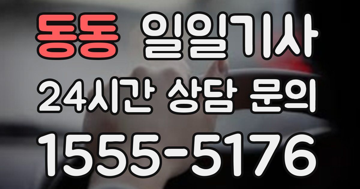 일일대리기사