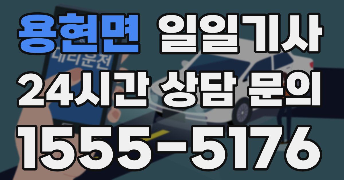 일일대리기사