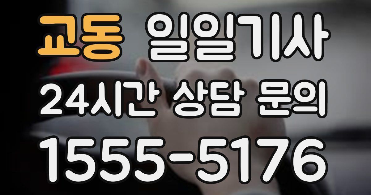 일일대리기사