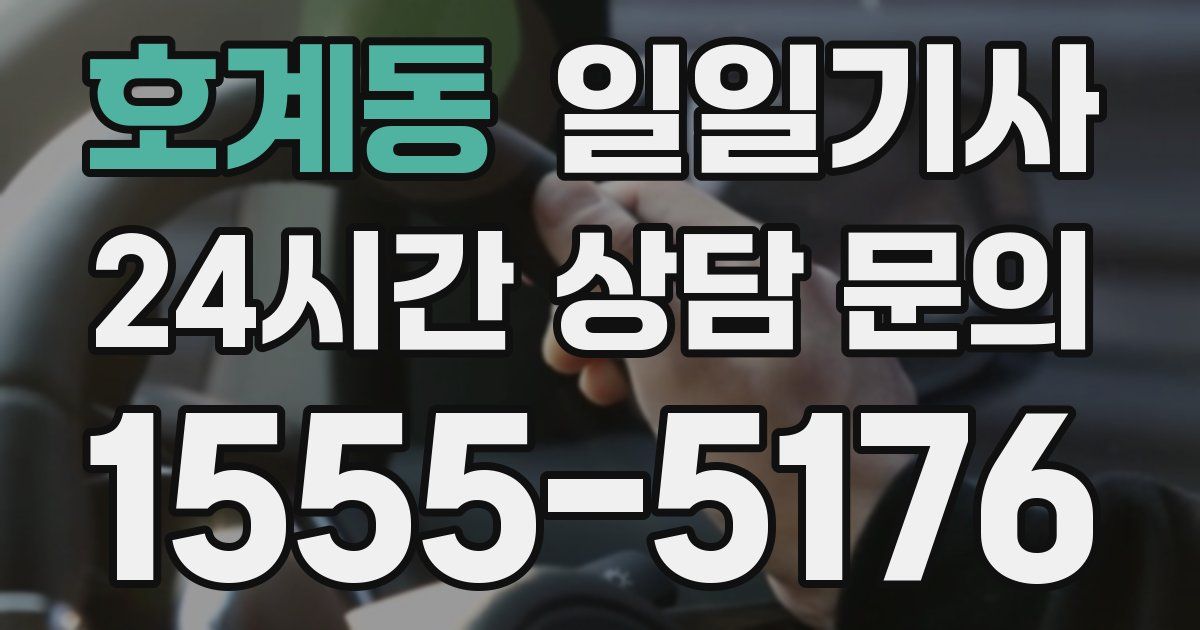 일일대리기사