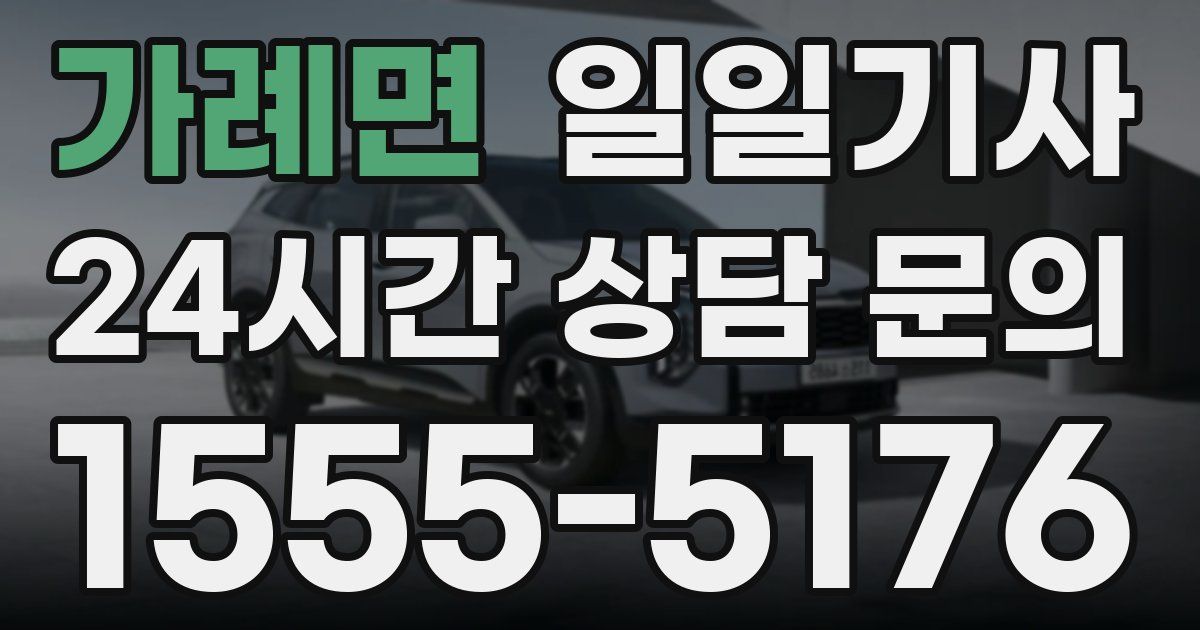 일일대리기사