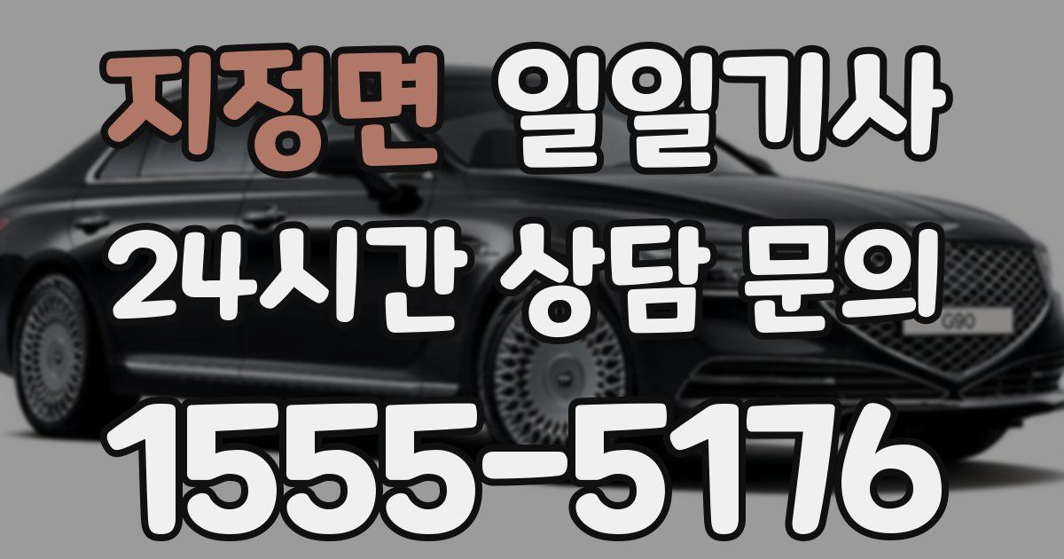 일일대리기사