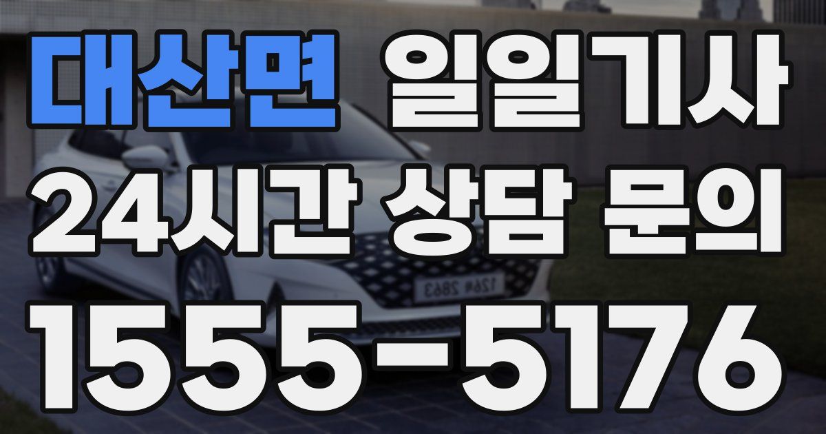 일일대리기사