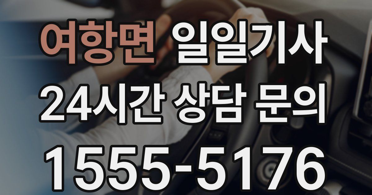 일일대리기사