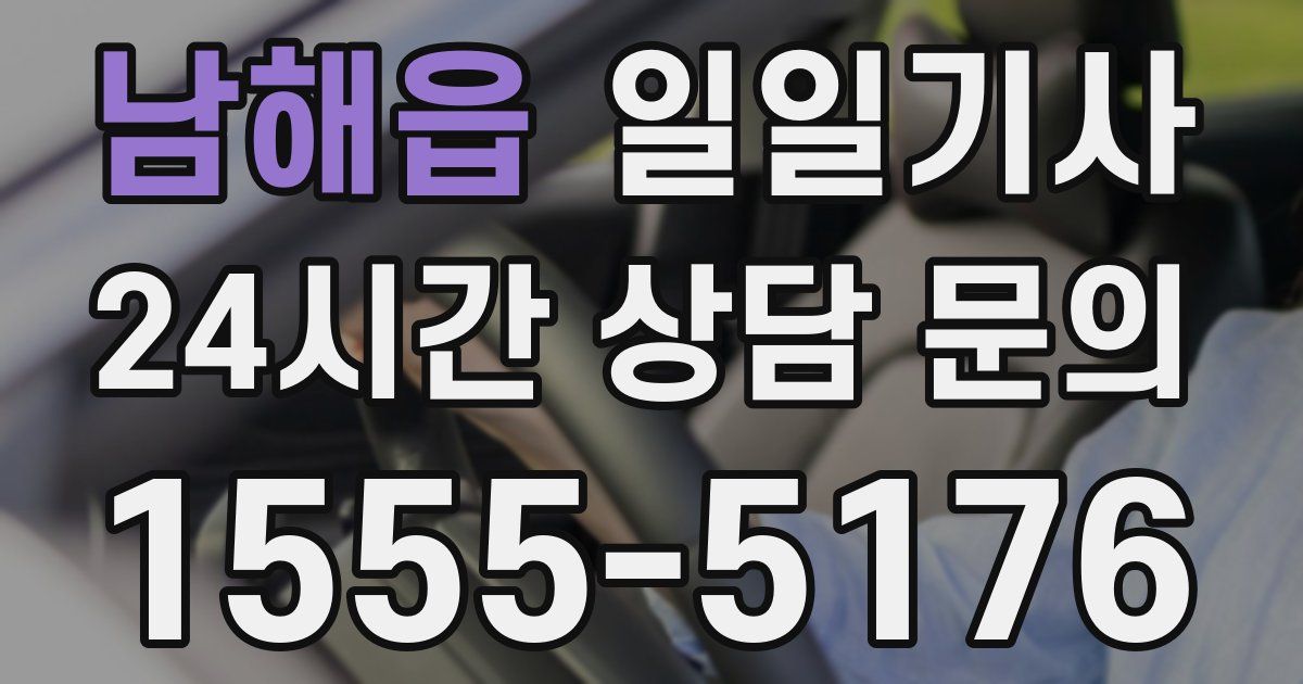 일일대리기사