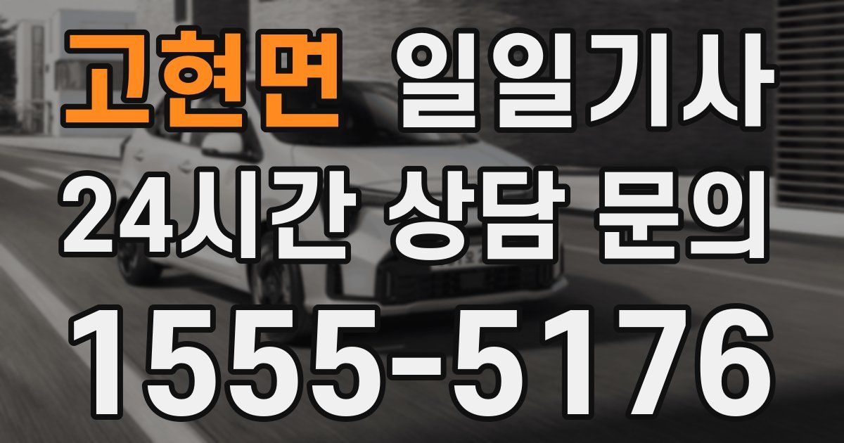 일일대리기사