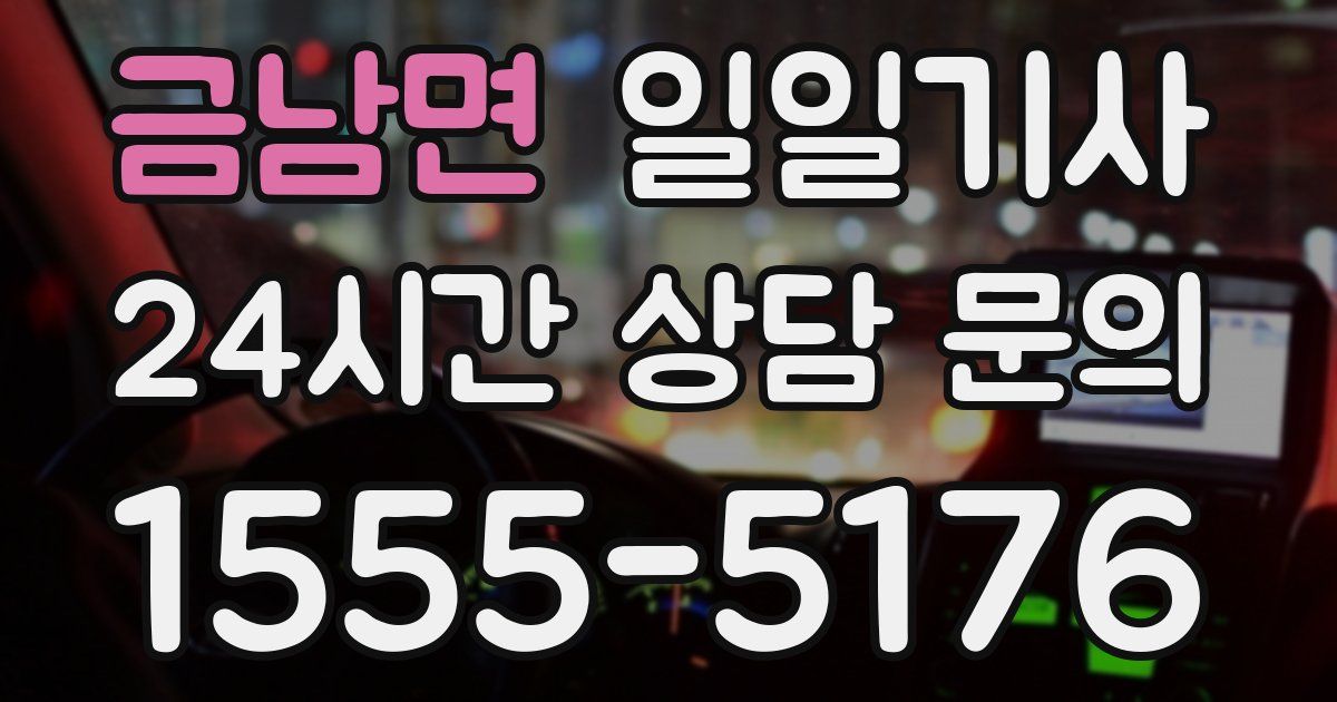 일일대리기사