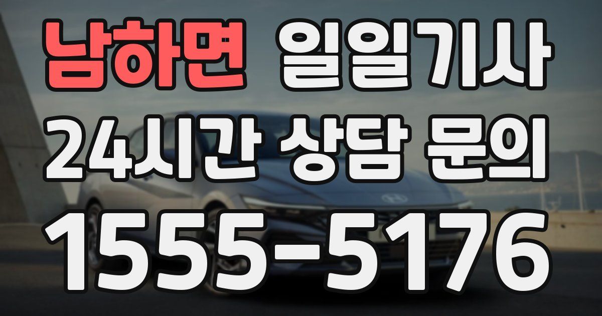 일일대리기사