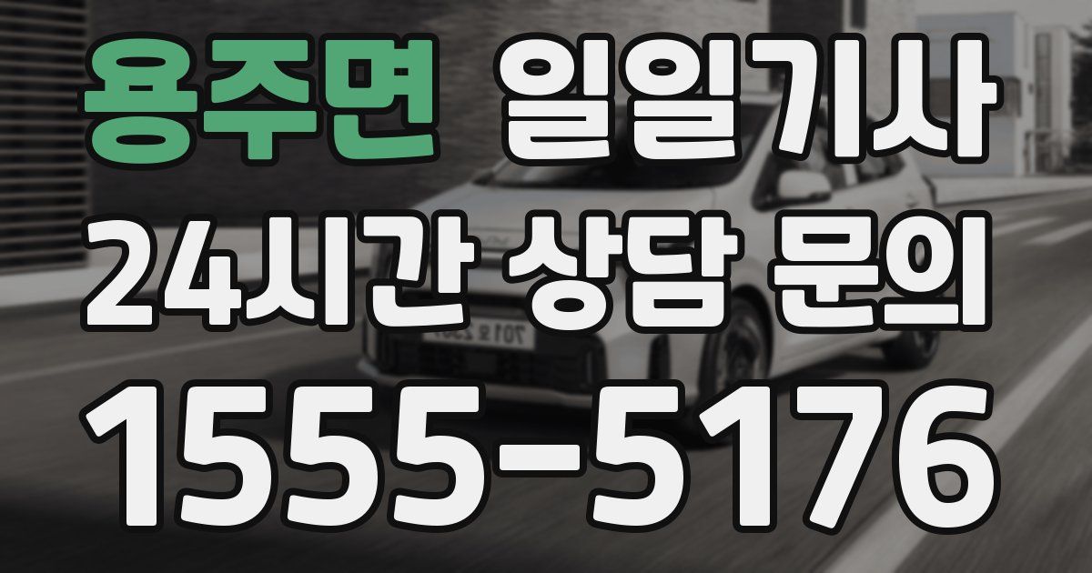 일일대리기사