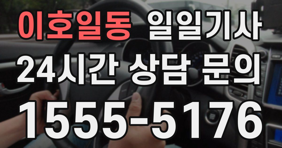 일일대리기사