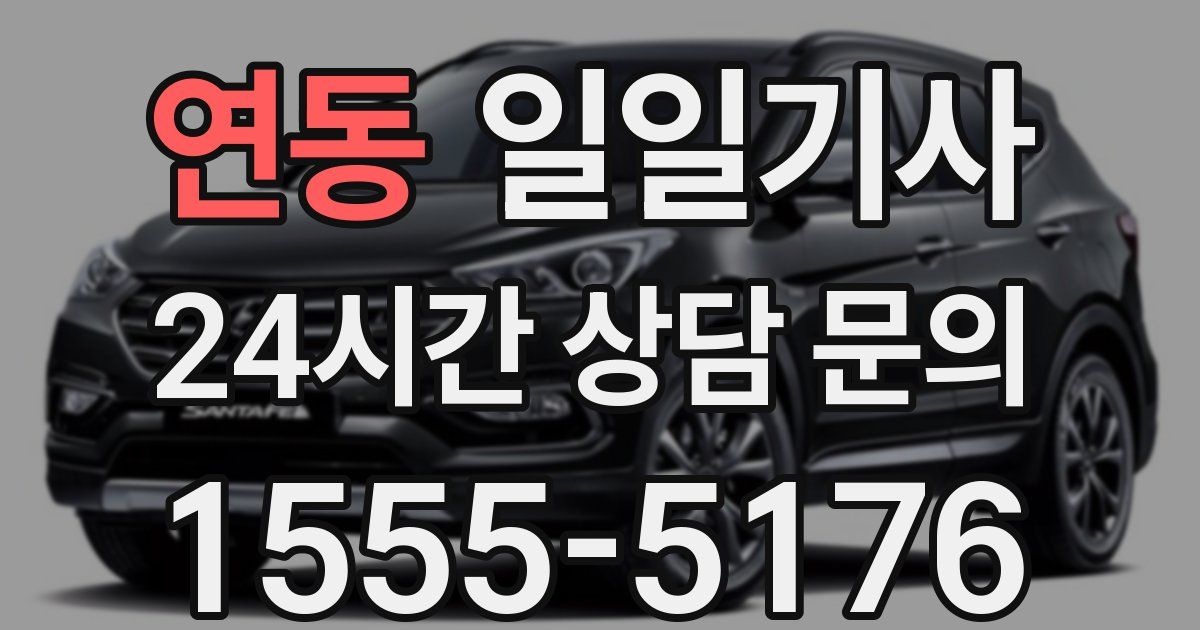 일일대리기사