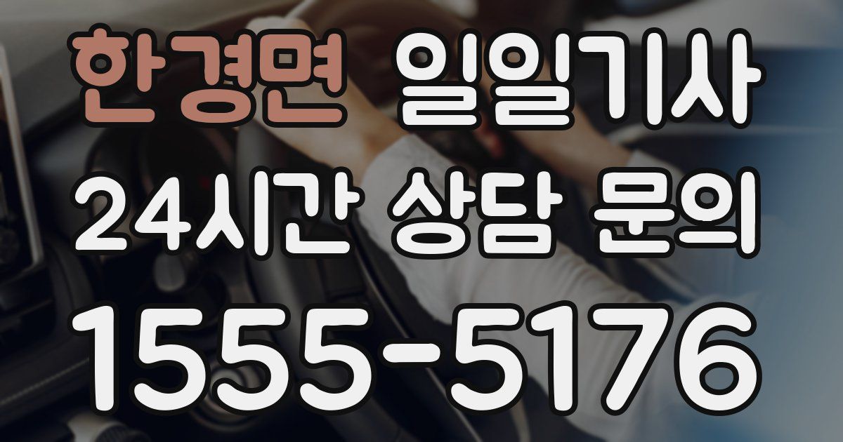 일일대리기사
