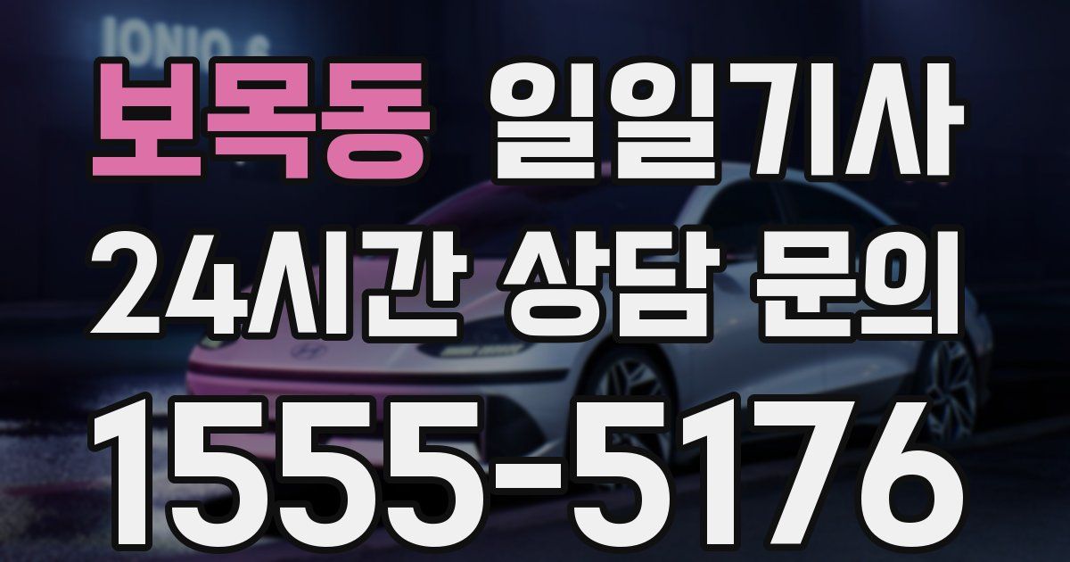 일일대리기사