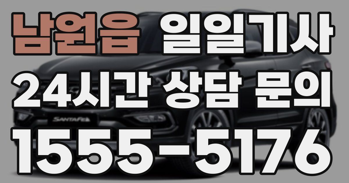 일일대리기사