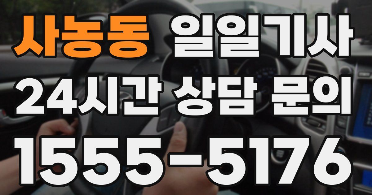 일일대리기사
