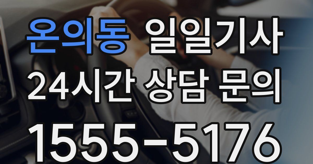 일일대리기사