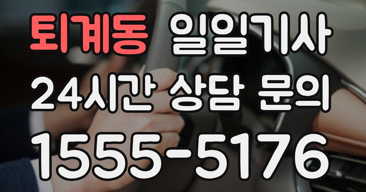 일일대리기사