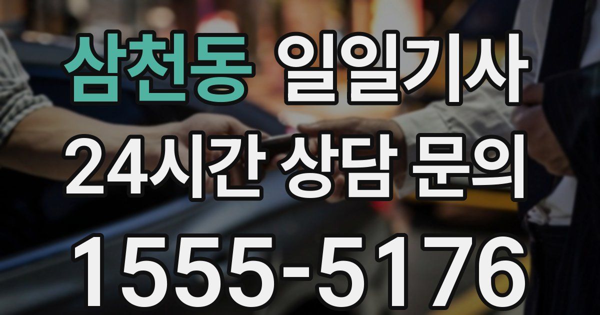일일대리기사