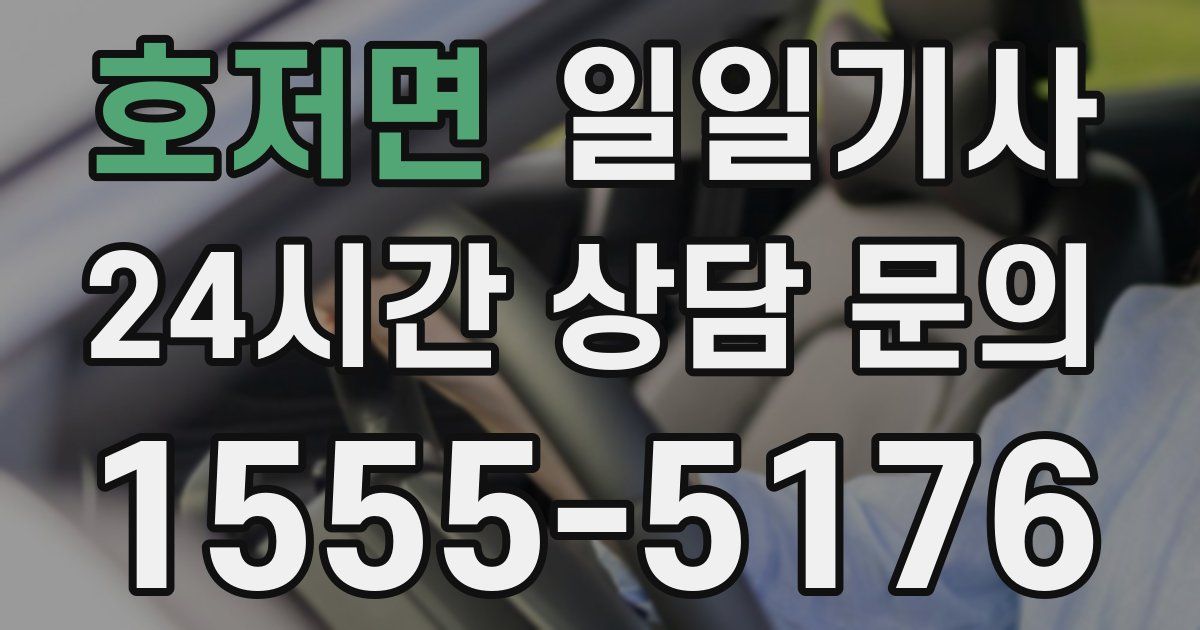 일일대리기사