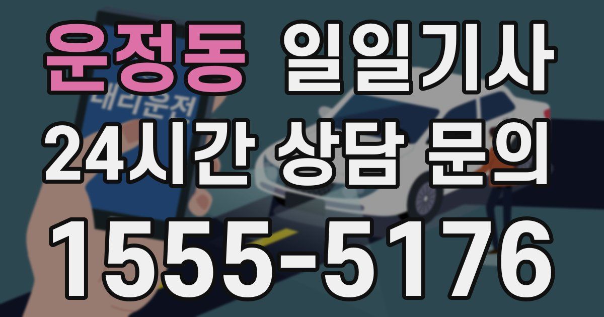 일일대리기사
