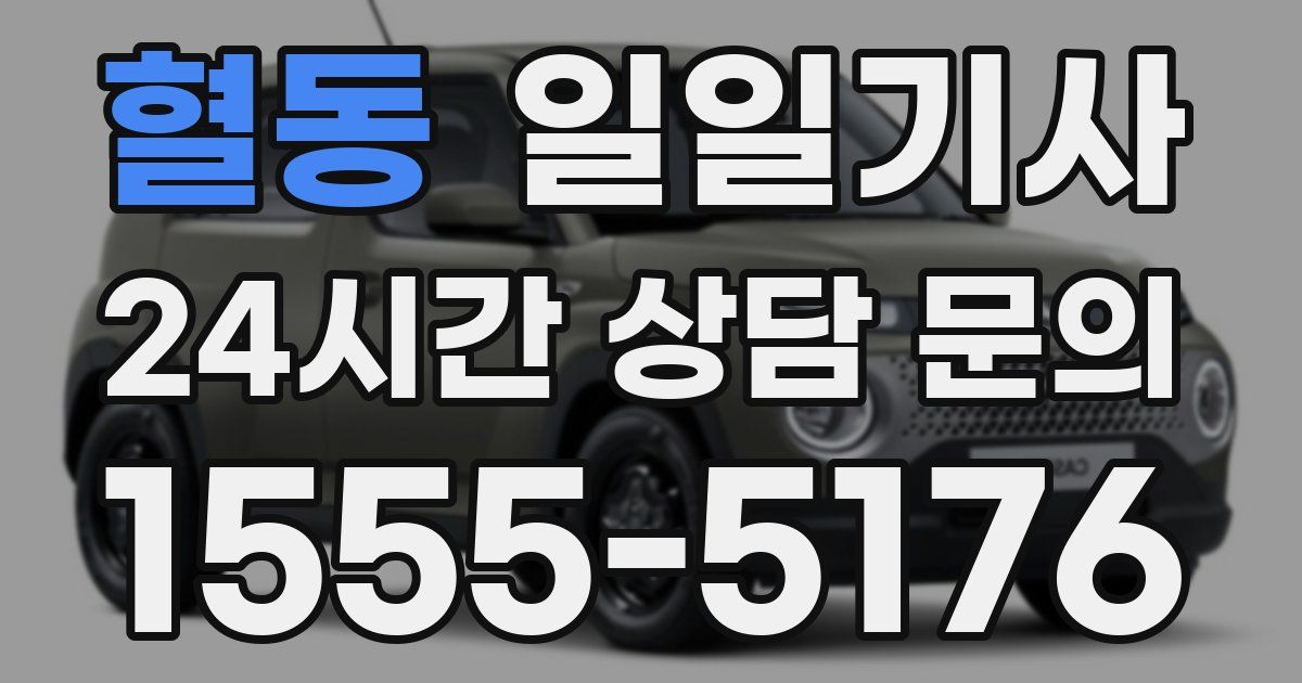 일일대리기사