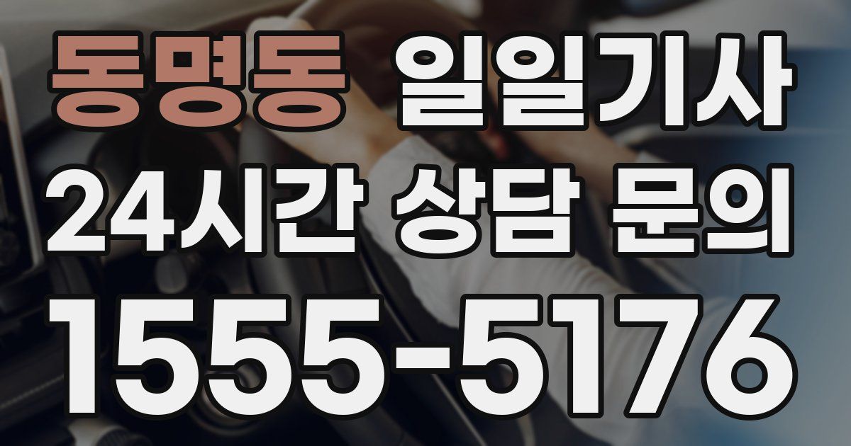 일일대리기사