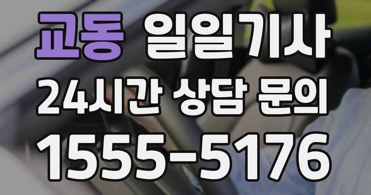일일대리기사