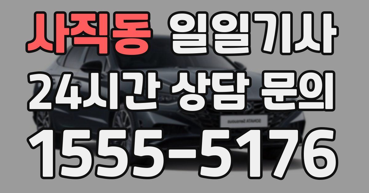 일일대리기사