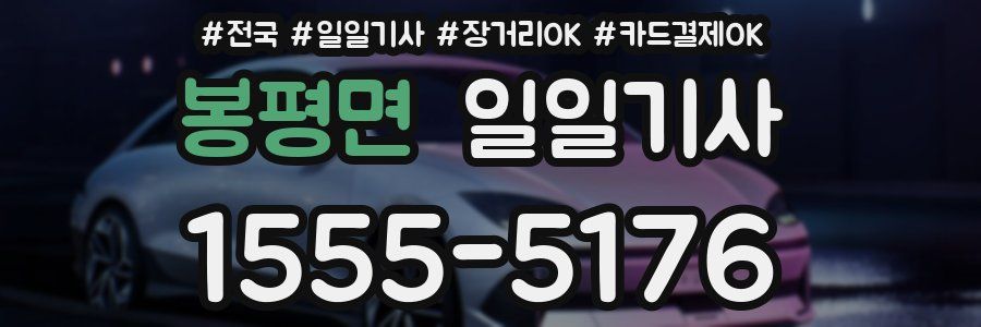 봉평면 일일기사