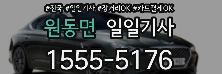 원동면 일일기사