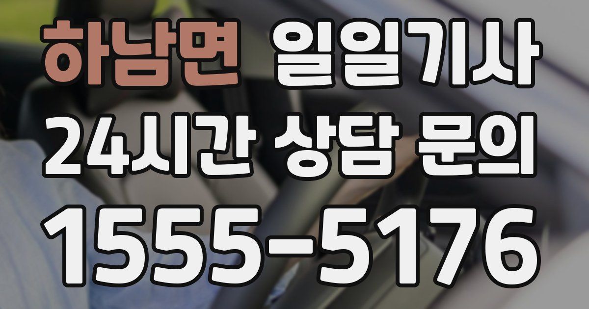 일일대리기사