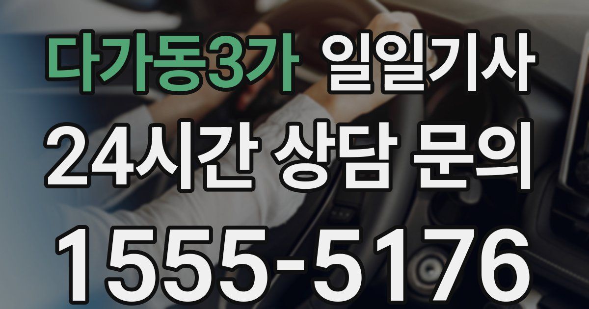 일일대리기사