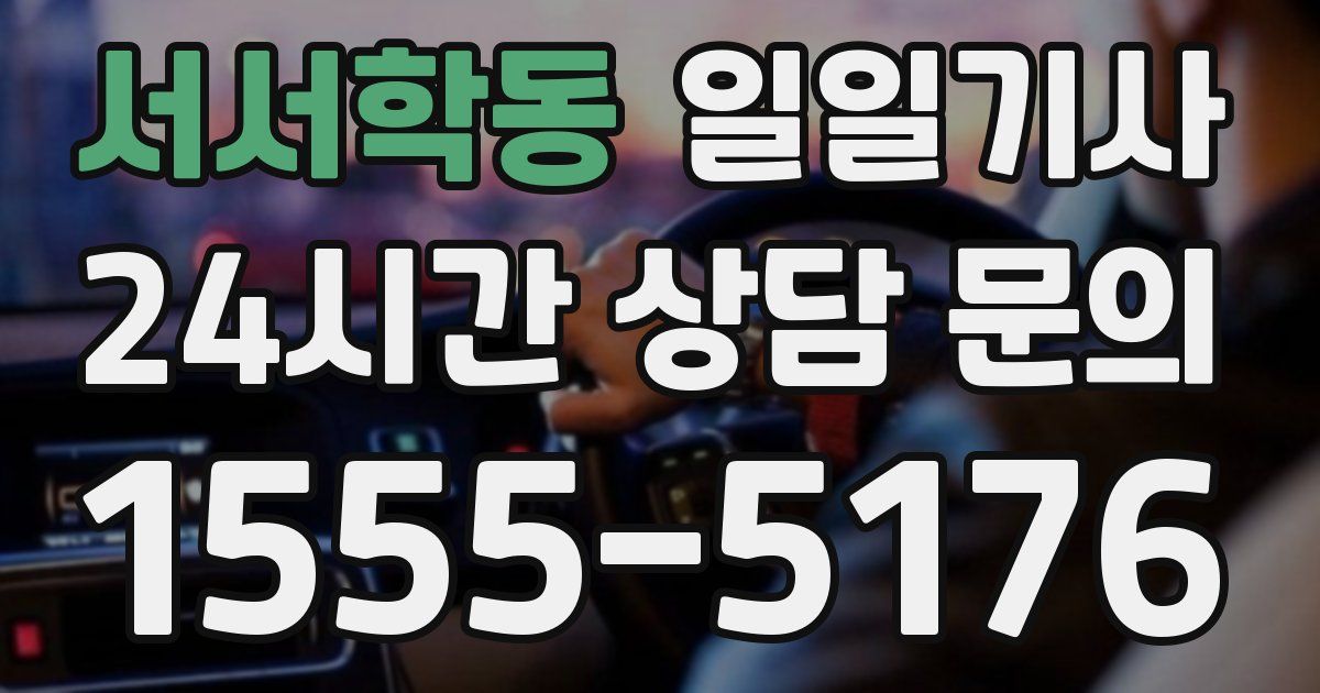일일대리기사