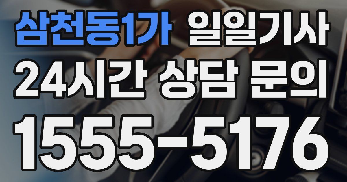 일일대리기사