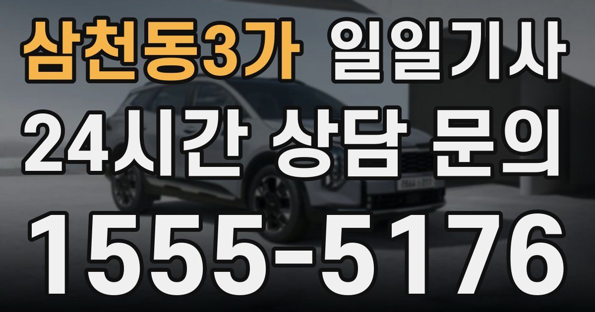 일일대리기사