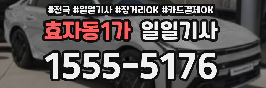 효자동1가 일일기사