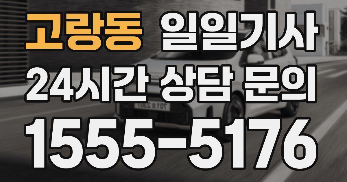 일일대리기사