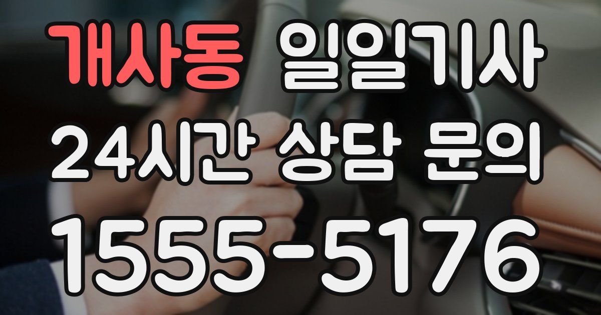 일일대리기사