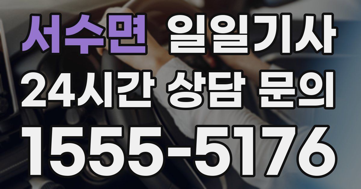 일일대리기사
