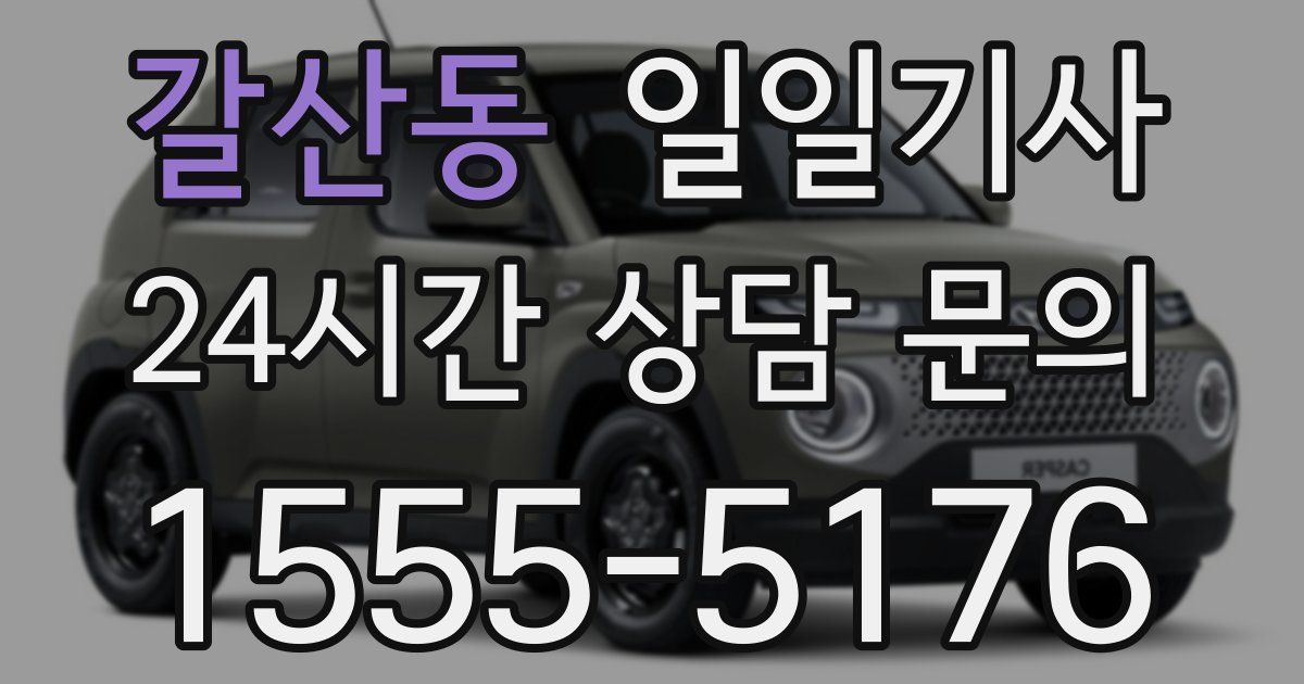 일일대리기사