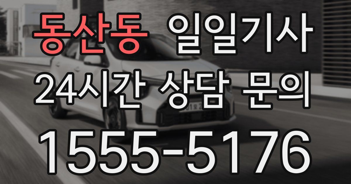일일대리기사
